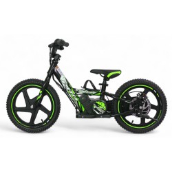 Bicicletta elettrica senza pedali - PRO BIKE - 16" 24V 250 Watt - Verde