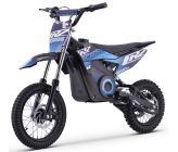 Pit Bike électrique - CRZ 1000W 36V - E-Cross 10"/12" - Bleu