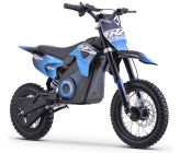 Pit Bike électrique - CRZ 1400W 36V - E-Cross 10"/12" - Bleu