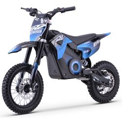 Pit Bike électrique - CRZ 1400W 36V - E-Cross 10"/12" - Bleu