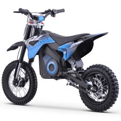 Pit Bike électrique - CRZ 1400W 36V - E-Cross 10"/12" - Bleu