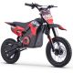 Pit Bike électrique CRZ 1400W 48V E-Cross 10"/12" - Rouge