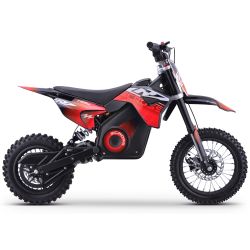 Pit Bike électrique - CRZ 1400W 48V - E-Cross 10"/12" - Rouge