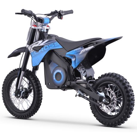 Pit Bike électrique - CRZ 1800W 48V - E-Cross 12"/14" - Bleu