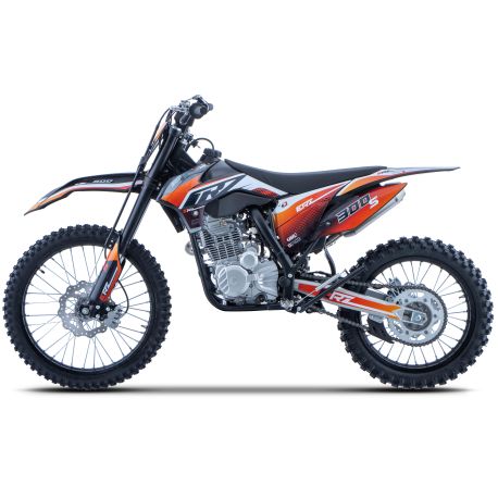 Motocross CRZ 300cc S ERZ PRO 18"/21" ROUGE/ORANGE 2025