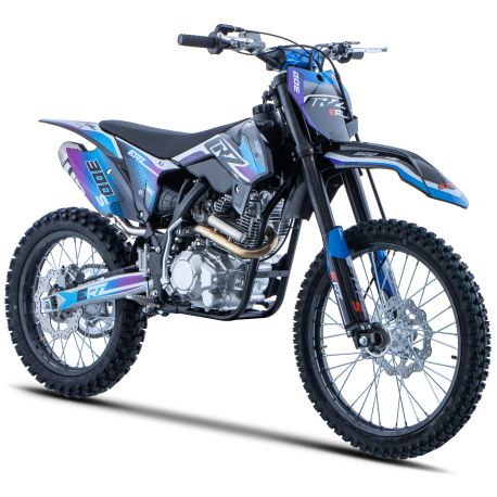 Motocross CRZ 300cc S ERZ PRO 18"/21" PURPLE/BLEU 2025