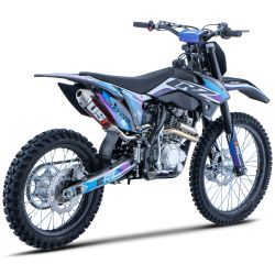 Motocross CRZ 300cc S ERZ PRO 18"/21" PURPLE/BLEU 2025