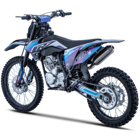 Motocross CRZ 300cc S ERZ PRO 18"/21" PURPLE/BLEU 2025