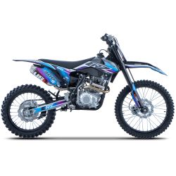 Motocross CRZ 300cc S ERZ PRO 18"/21" PURPLE/BLEU 2025