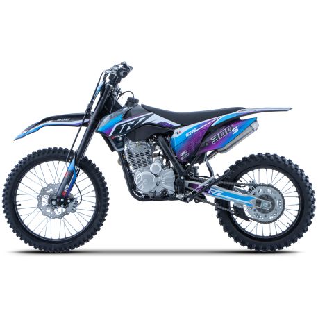 Motocross CRZ 300cc S ERZ PRO 18"/21" PURPLE/BLEU 2025