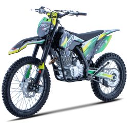 Motocross CRZ 300cc S ERZ PRO 18"/21" - Vert/Jaune (2025)