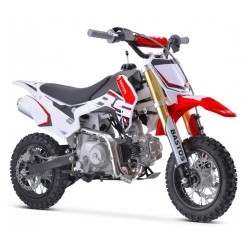 Pit Bike Bastos - BS Mini 90cc Semi Automatique - 10"/10" - Rouge