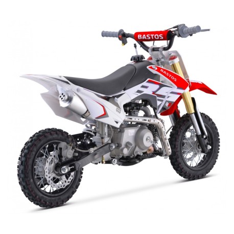 Pit Bike Bastos - BS Mini 90cc Semi Automatico - 10"/10" - Rosso