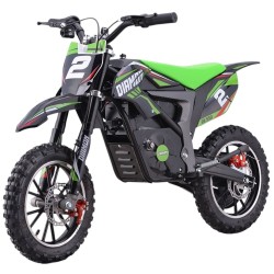 Pocket Bike elettrica Diamon - RX 550W - 10"/10" - Verde