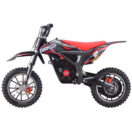 Pocket Bike électrique Diamon - RX 550W - 10"/10" - Rouge