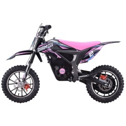 Pocket Bike électrique Diamon - RX 550W - 10"/10" - Rose