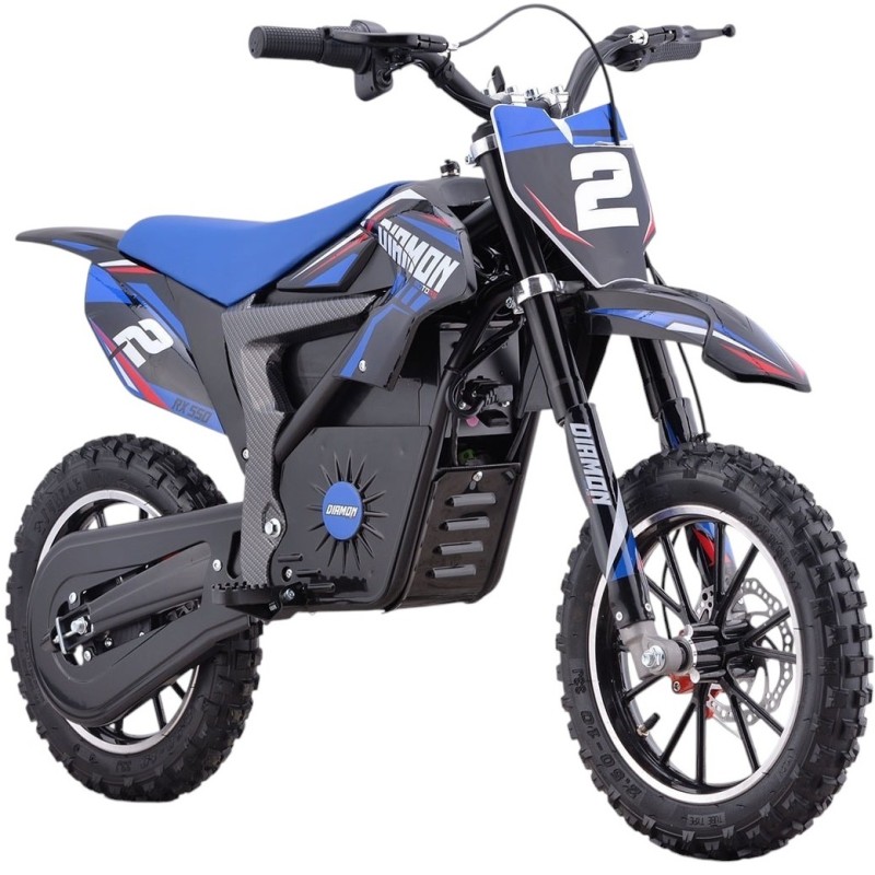 Pocket Bike elettrica Diamon - RX 550W - 10"/10" - Blù