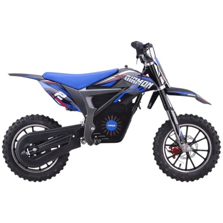 Pocket Bike elettrica Diamon - RX 550W - 10"/10" - Blù