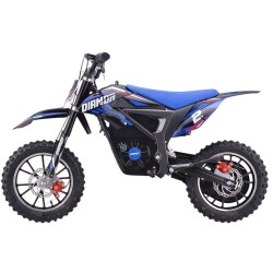 Pocket Bike elettrica Diamon - RX 550W - 10"/10" - Blù