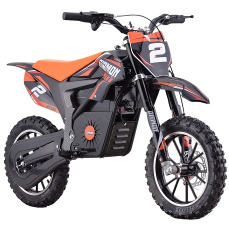 Pocket Bike électrique Diamon - RX 550W - 10"/10" - Orange