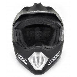 Casque Cross CRZ Noir Mat (M, L) pour Pit bike