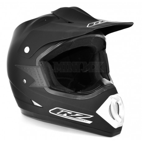 Casque Cross CRZ Noir Mat (M, L) pour Dirt Bike