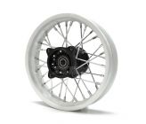 Roue Avant 10" Acier CRZ Blanc (Axe de 15mm)