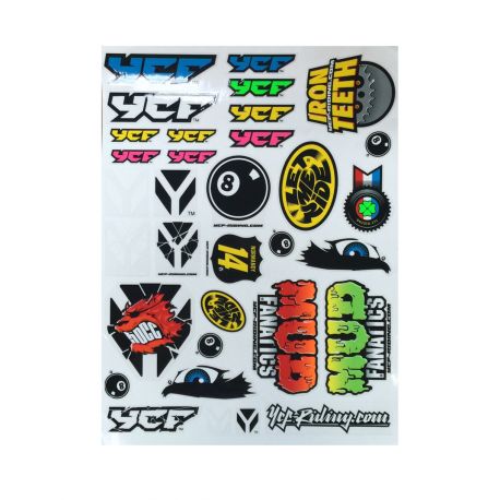 Planche de Stickers YCF