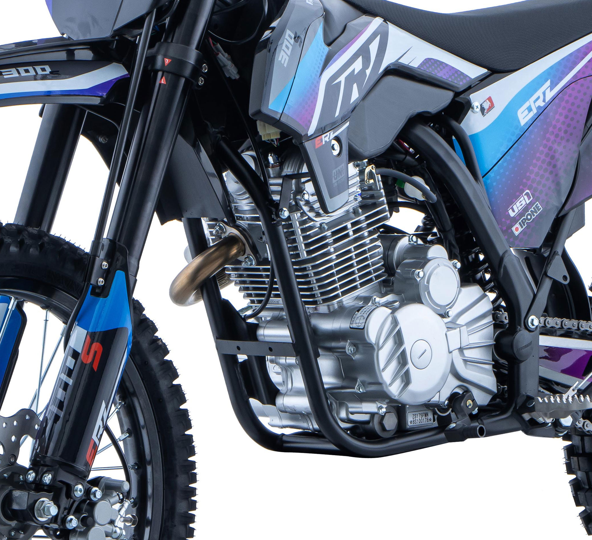 Moteur ZONGSHEN 300cc vertical, refroidissement à air avec nouveau Carter D'embrayage