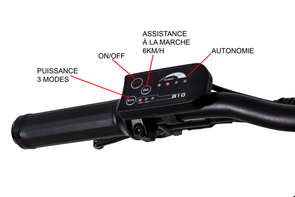 Ecran de Control - 3 modes electrique