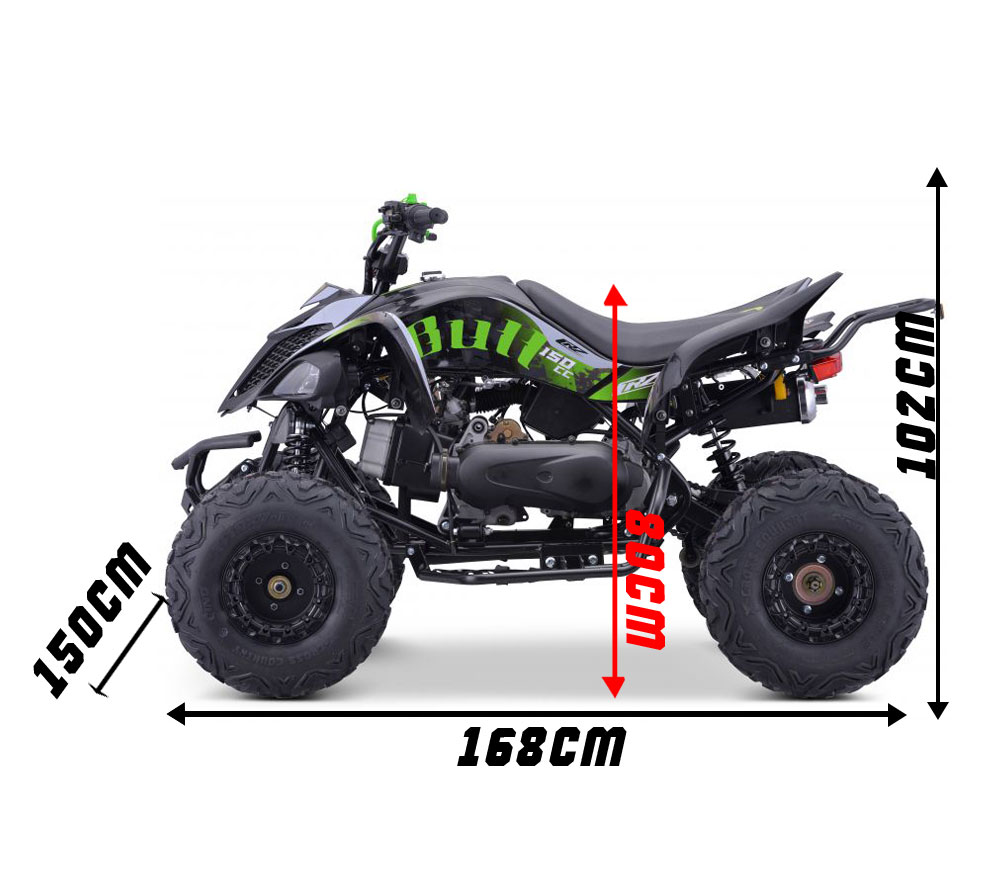 Quad CRZ Bull Adulti da 1m50 